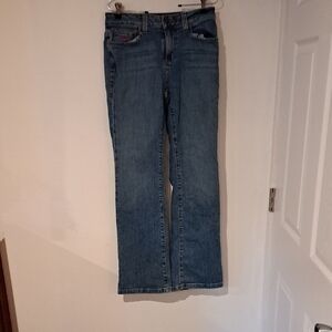 NFL Chicago Bears Women's Straight Leg Blue Jeans Size 6